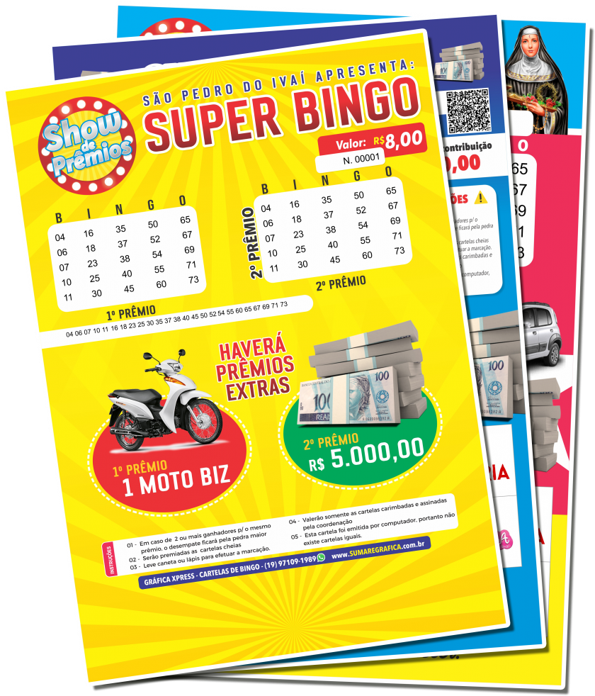 Cartelas De Bingo Personalizadas - Flyer (879x1024), Png Download