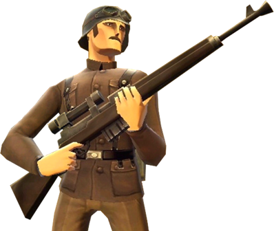 Sniper - Bfheroes Png (398x336), Png Download