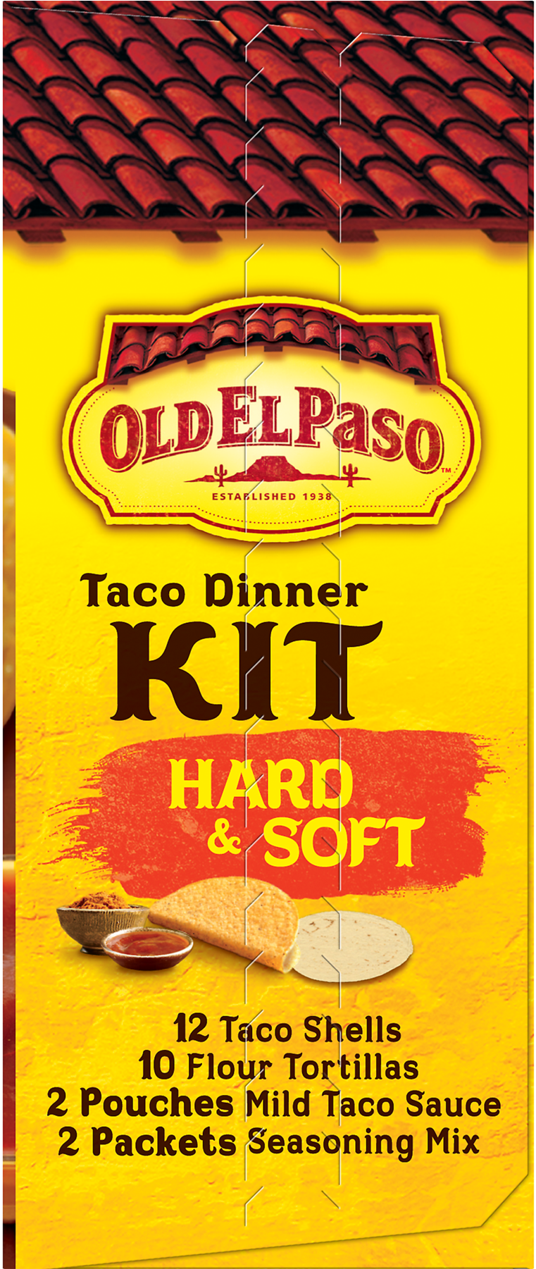 Old El Paso Taco Dinner Kit - 8.8 Oz Box (1800x1800), Png Download