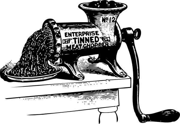 Meat Grinder Clipart Png For Web - Meat Grinder Sweeney Todd (600x413), Png Download