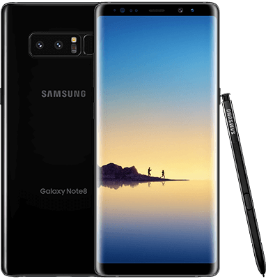 Samsung Galaxy Note8 - Samsung Galaxy Note 8 6gb Ram 64gb Dual Sim - Midnight (382x400), Png Download