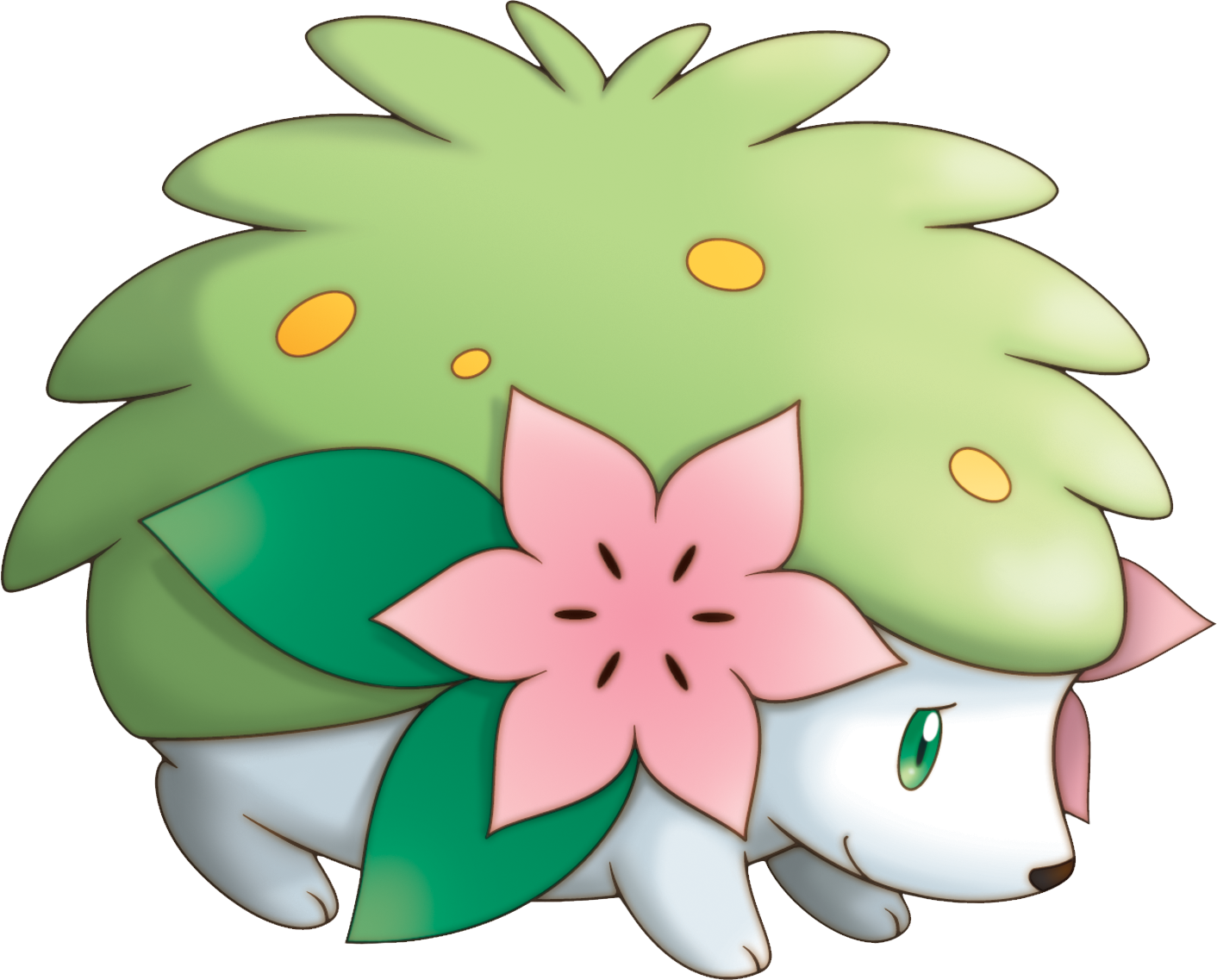 #shaymin #pokemon #anime #pocketmonsters Pokemon Moon, - Shiny Shaymin (1412x1137), Png Download