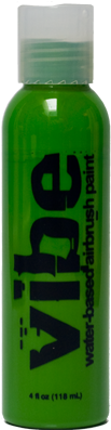Eba Vibe Airbrush Paint 4oz - 120ml Green Vibe Face Paint Water Based Airbrush Makeup (400x400), Png Download