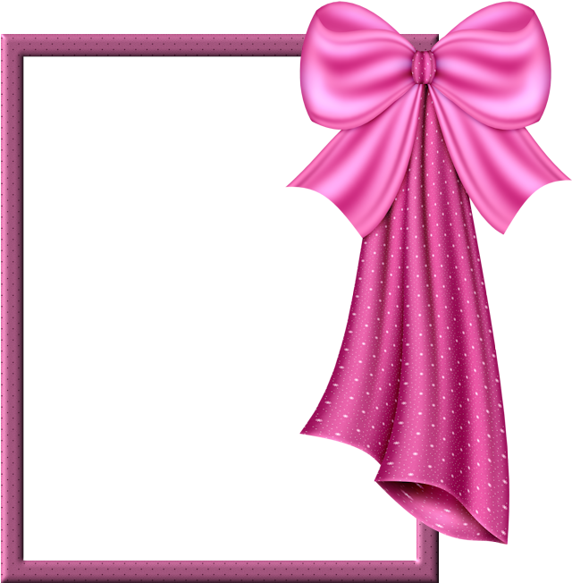 Frames Frame Borders Border Ribbons Ribbon Bows Bow - Beautiful Blue Borders And Frames (673x684), Png Download