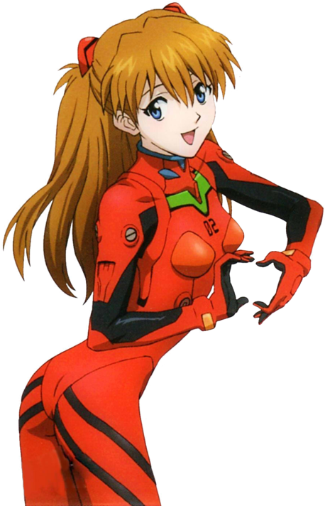 Whatever - - Asuka Evangelion Official Art (500x739), Png Download