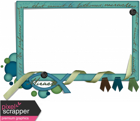 Miracle Frame Cluster - Digital Scrapbooking (456x456), Png Download