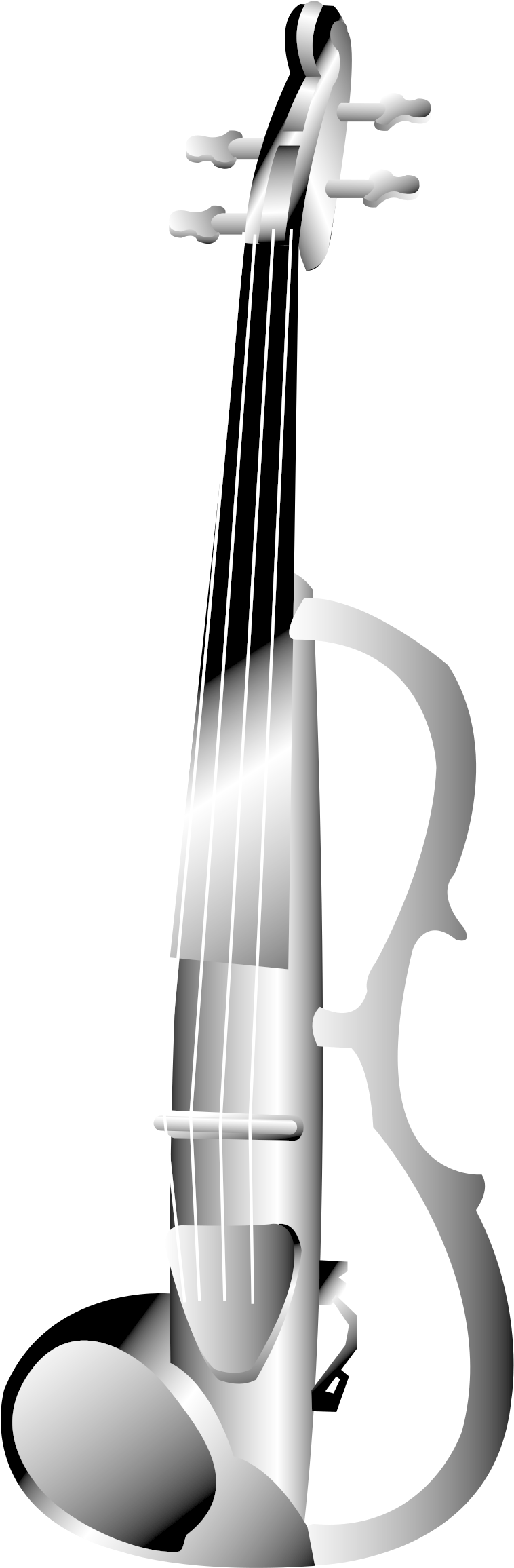 This Free Icons Png Design Of Electric Violin (873x2400), Png Download