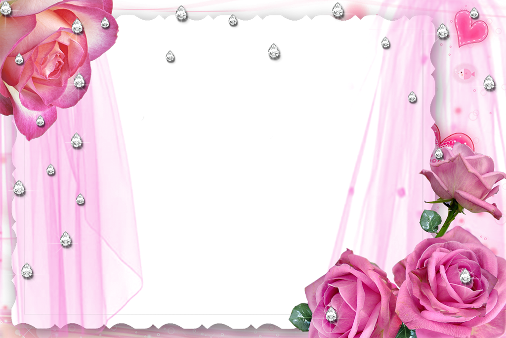 Image Image Image Image - Marcos Con Rosas Png (1024x684), Png Download