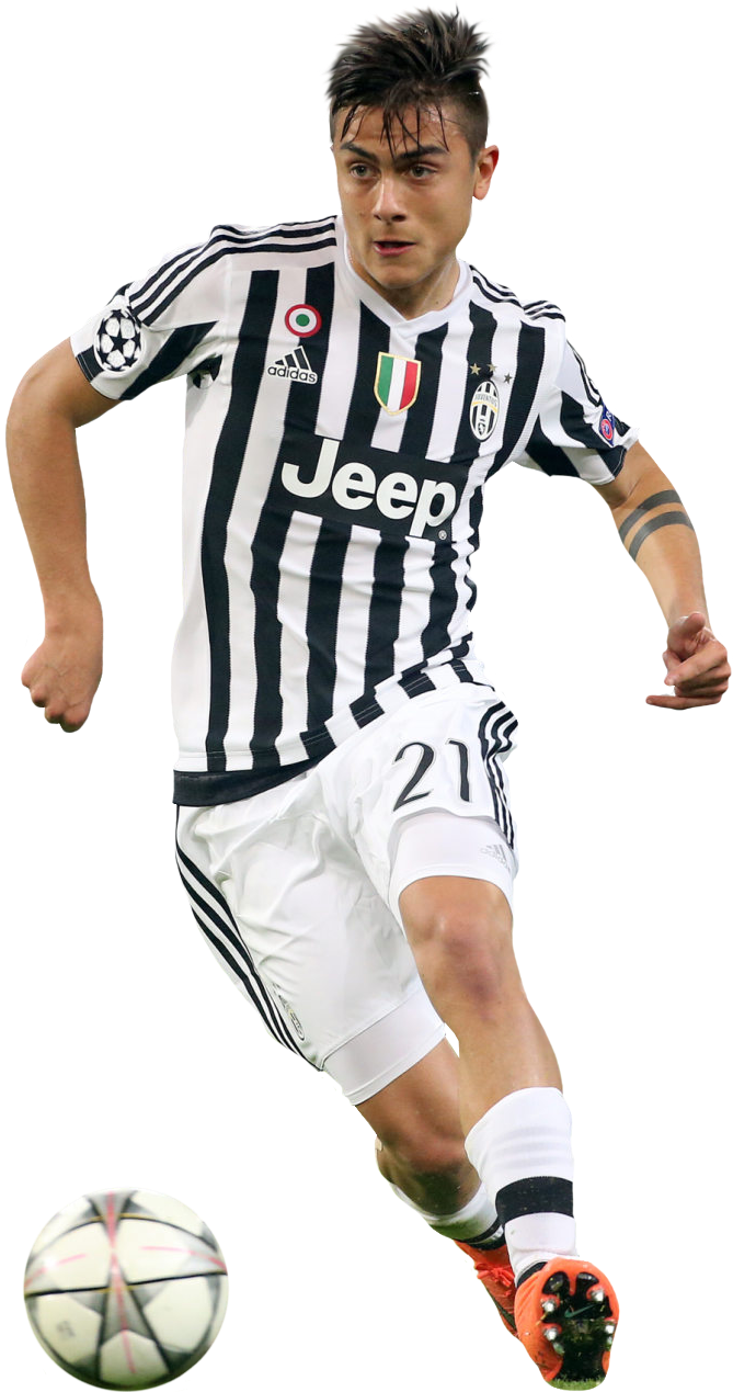 Paulo Dybala - Juventus F.c Juventus Official 2015/16 Home Shirt (669x1269), Png Download