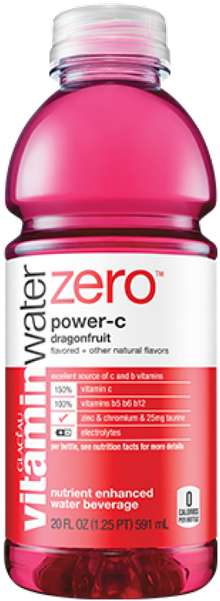 Vitamin Water - Strawberry Lemonade Vitamin Water Zero (600x600), Png Download