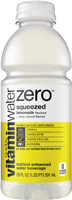 Vitaminwater Zero Is Not Just About Quality Taste And - Vitamin Water Zero Strawberry Lemonade (300x702), Png Download