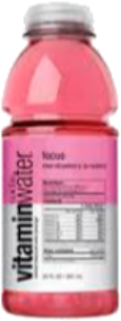 Glaceau Vitamin Water, Focus 591ml 12/cs - Glaceau Zero Vitamin Water, Orange - 20 Fl Oz Bottle (850x850), Png Download