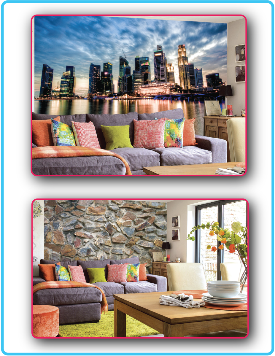 Singapore Skyline Fridge Magnet (927x1200), Png Download