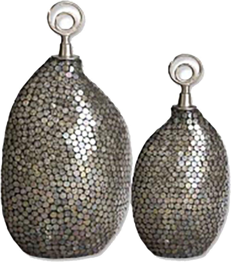 Home Decor Home Decor Home Decor Home Decor - Uttermost Set Of 2 Abstract Canisters (809x905), Png Download