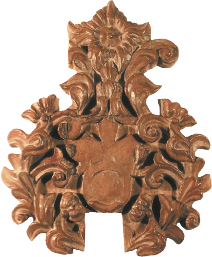 Relieve Con Monograma Faltante - Terrain (412x500), Png Download