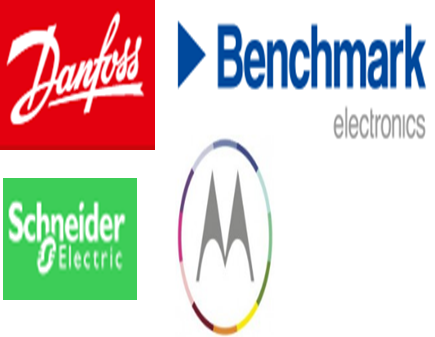 Delphi, Benchmark, Motorola, Schneider Electric, And - Smt Placement Equipment (435x337), Png Download
