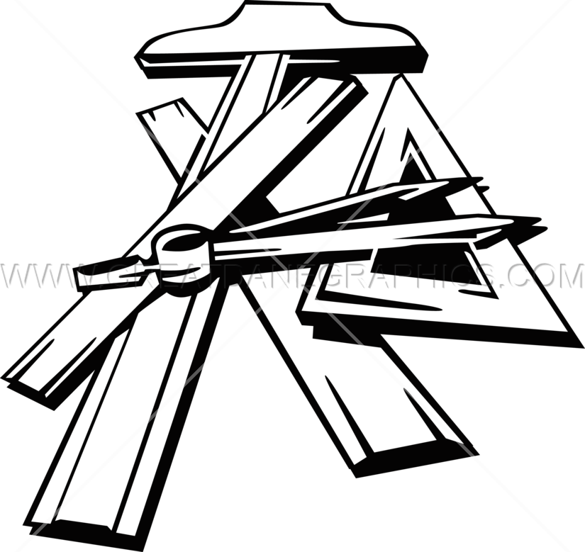 Drafting Tools - Drafting T Shirt Design (825x779), Png Download
