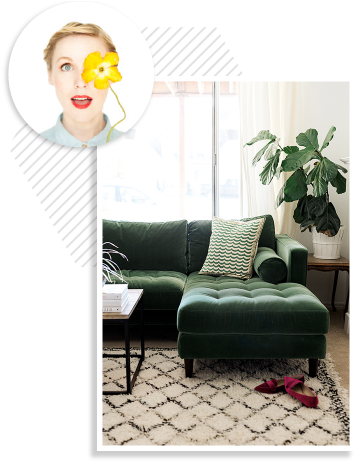 The House That Lars Built - Grüne Sofas Inspiration (366x466), Png Download