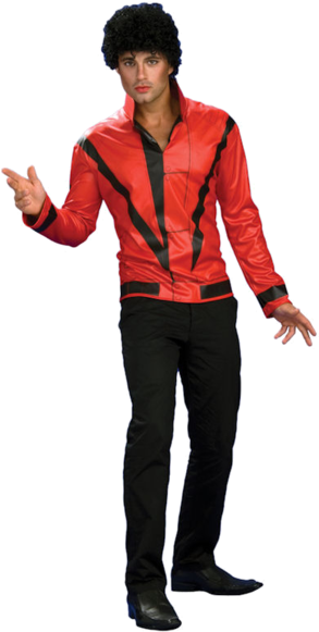 Become The King Of Pop In Licensed Adult Michael Jackson - Michael Jackson Fancy Dress (366x580), Png Download