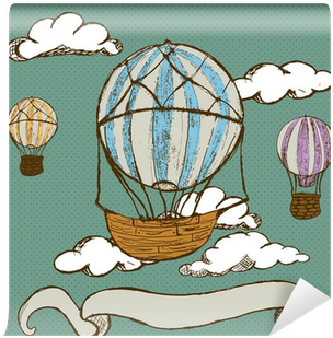 Mongolfiere D Epoca (400x400), Png Download