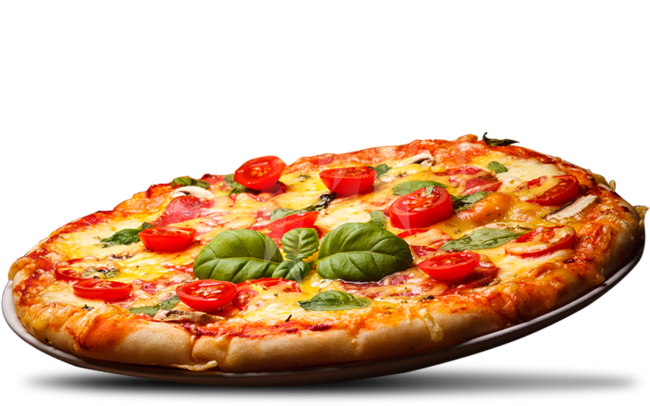 Pizza Transparent Pasta - Pizza And Pasta Png (1100x594), Png Download