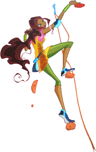 Rock Climbing Layla - Rock Climbing Png Cartoon (328x495), Png Download