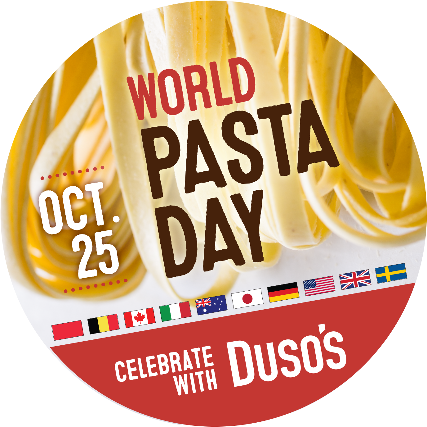 World Pasta Day 2016 Png - World Pasta Day Png (1426x1446), Png Download