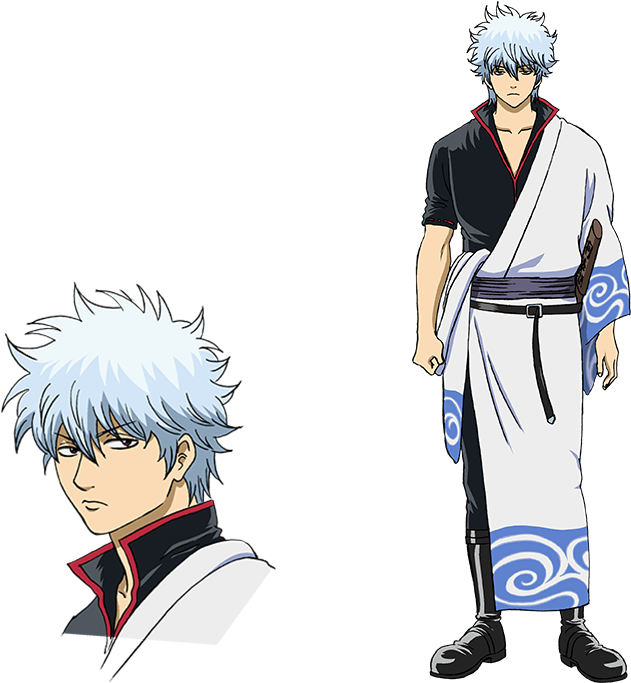 The Characters - Sakata Gintoki (893x780), Png Download