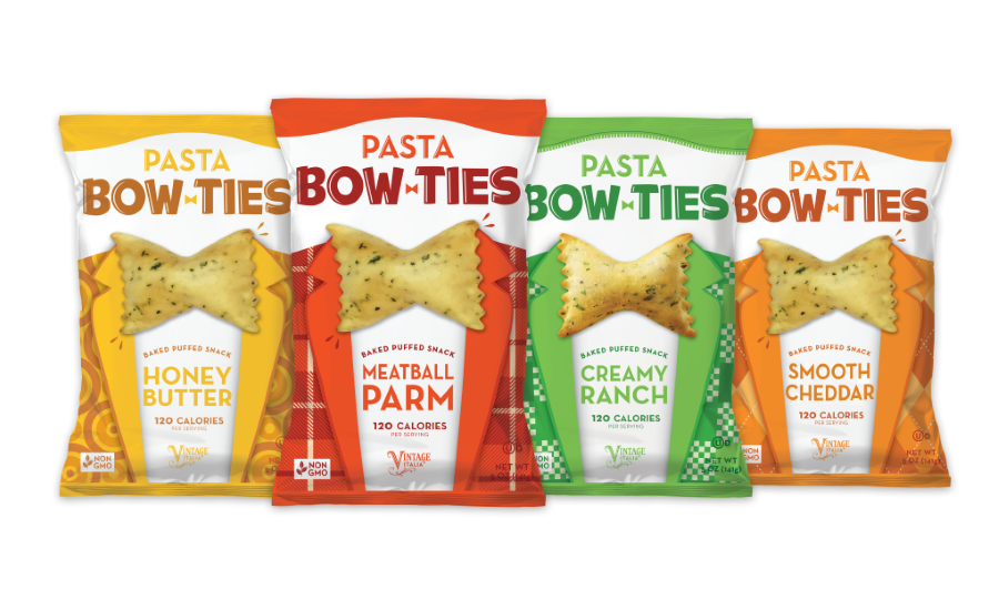 Bowtiechips 900 - Pasta Bow Ties Chips (900x550), Png Download