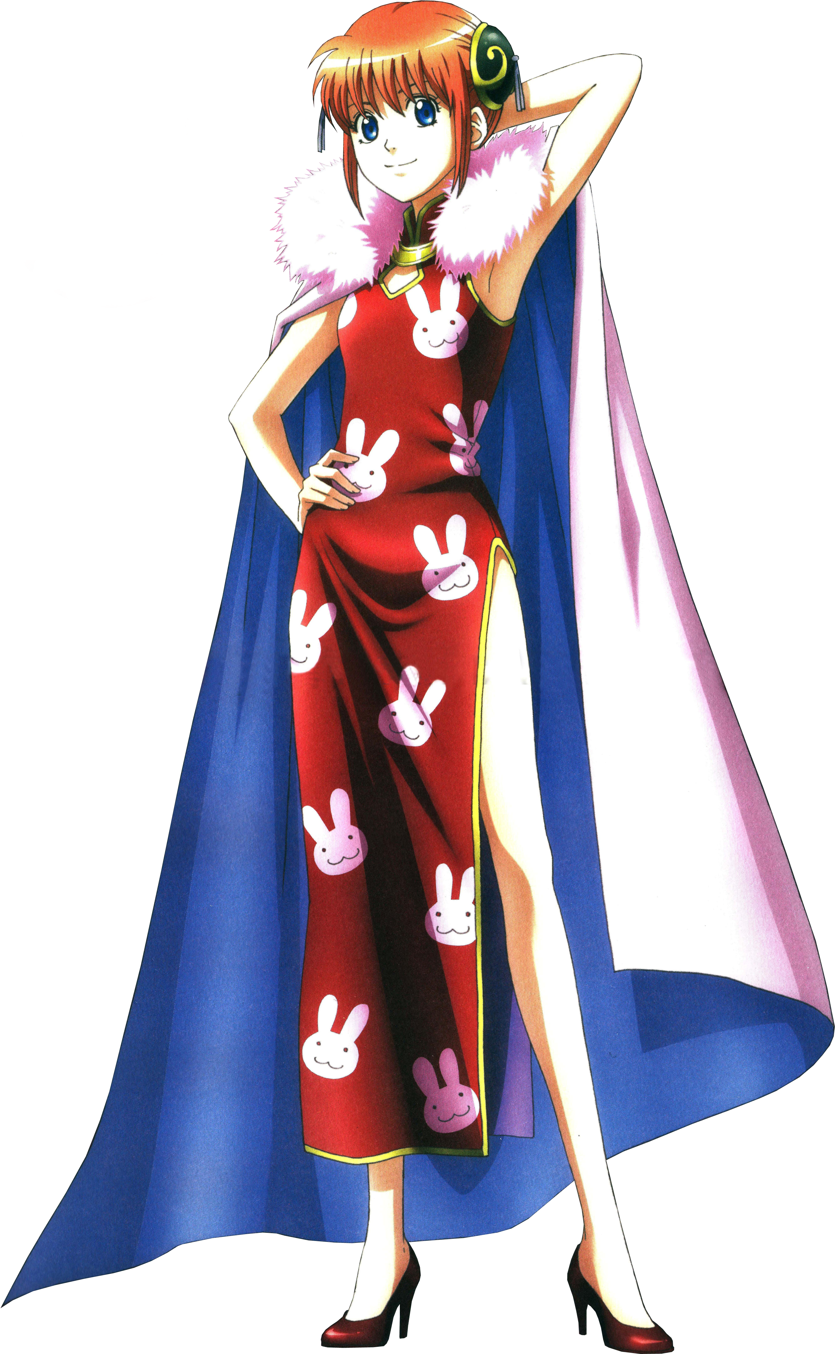 Anime, Gintama, Kagura , Render, Edited - Kagura Gintama Png (2965x4639), Png Download