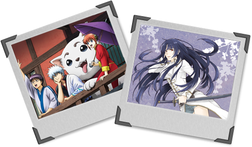Gintama' Enchousen - Gin Tama Anime Framed Image - Group - For None - Multicolour (540x320), Png Download