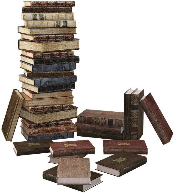 Book, Book Stack, Stacked, Books, Literature, Read - Book Stack Png (687x720), Png Download