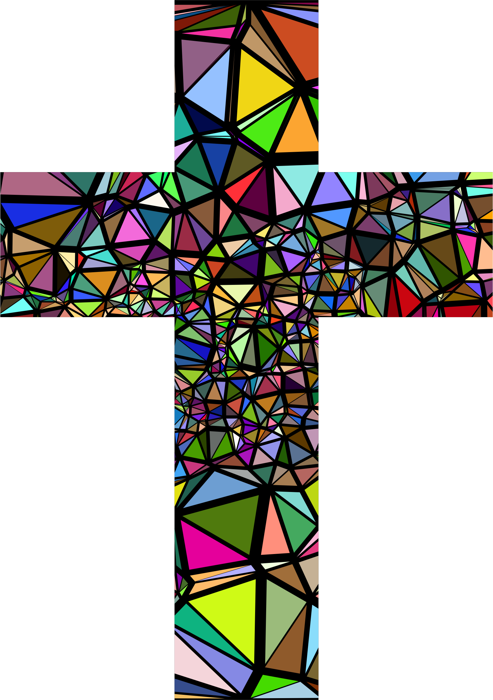 Clipart - Stained Glass Window Clip Art (1604x2278), Png Download