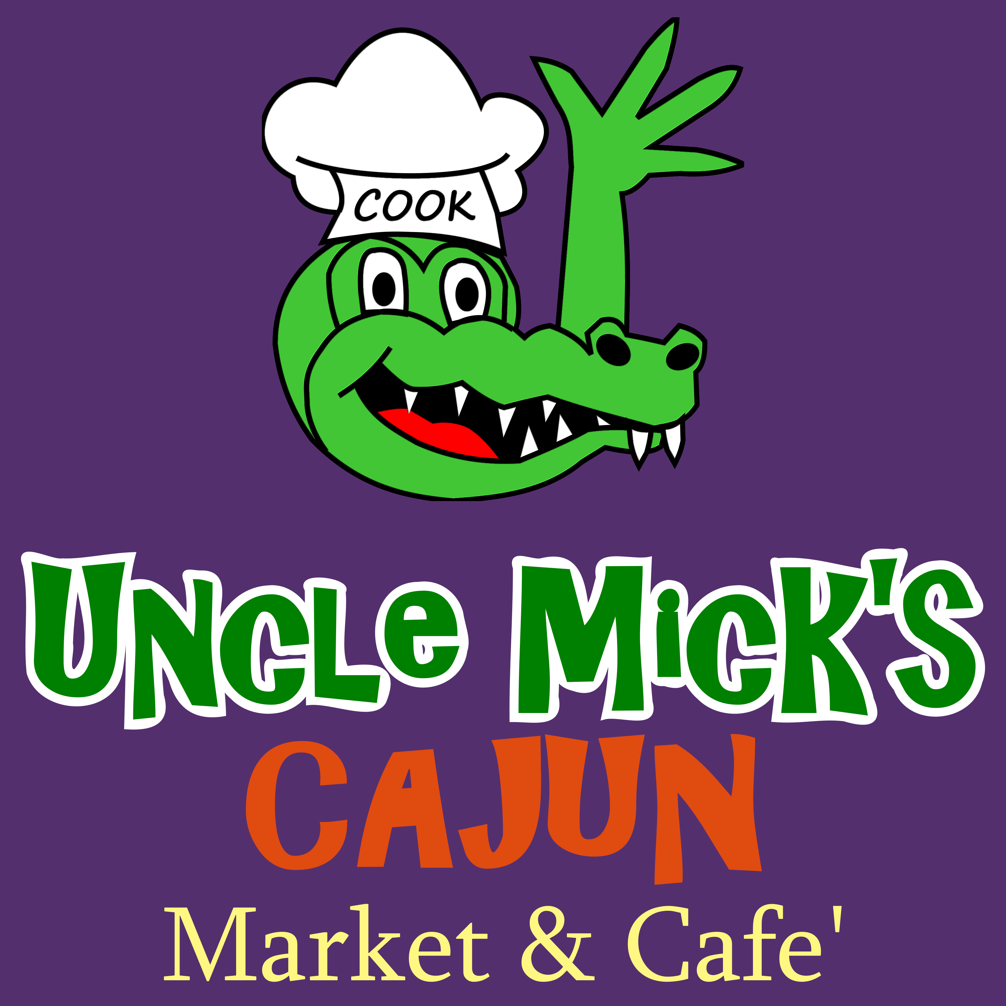 Uncle Mick's Logo - Uncle Mick's Cajun Market & Cafe (3200x3200), Png Download