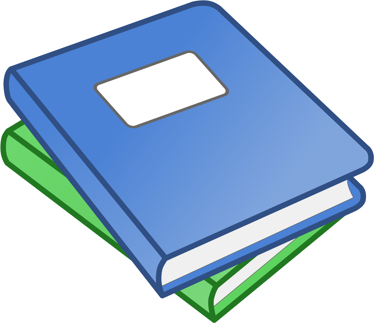 This Free Icons Png Design Of Stack Of Two Books (2400x1697), Png Download