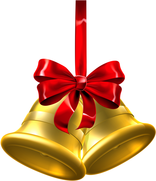 Gold Christmas Bells Png Clip Art Image Clipart Christmas - Christmas Bells Png (528x600), Png Download