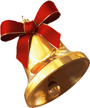Gold Christmas Bell Transparent Background Christmas - Christmas Day (300x400), Png Download