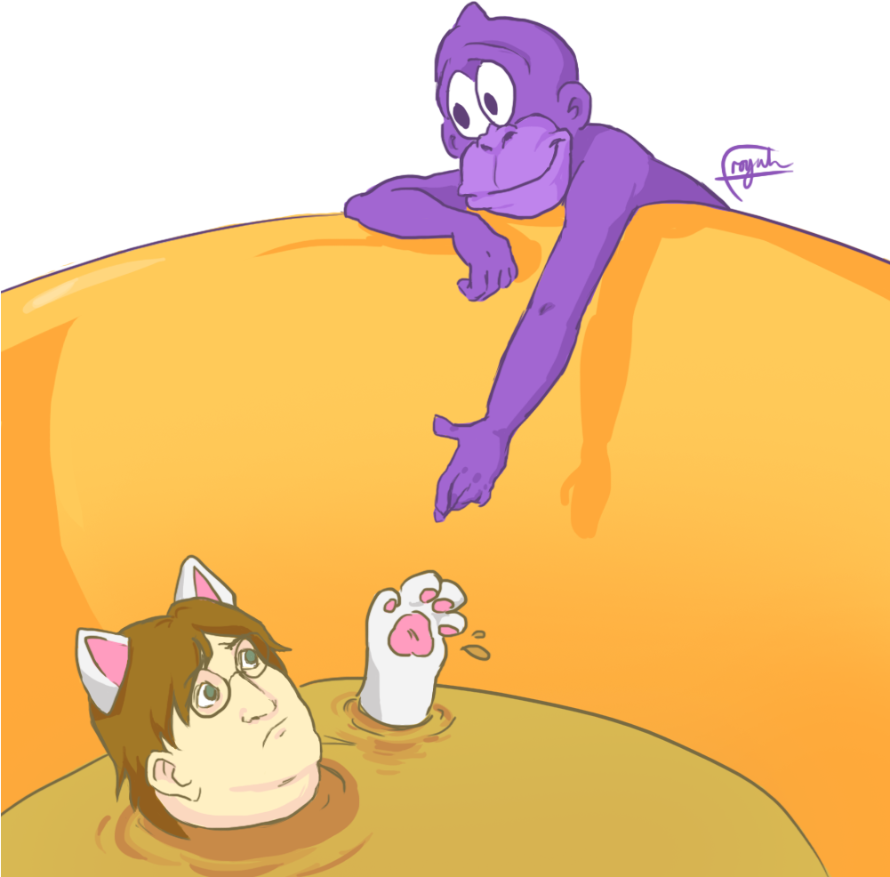 Tomodachi Life Cartoon Yellow Mammal Nose Fictional - Cartoon (1000x1000), Png Download