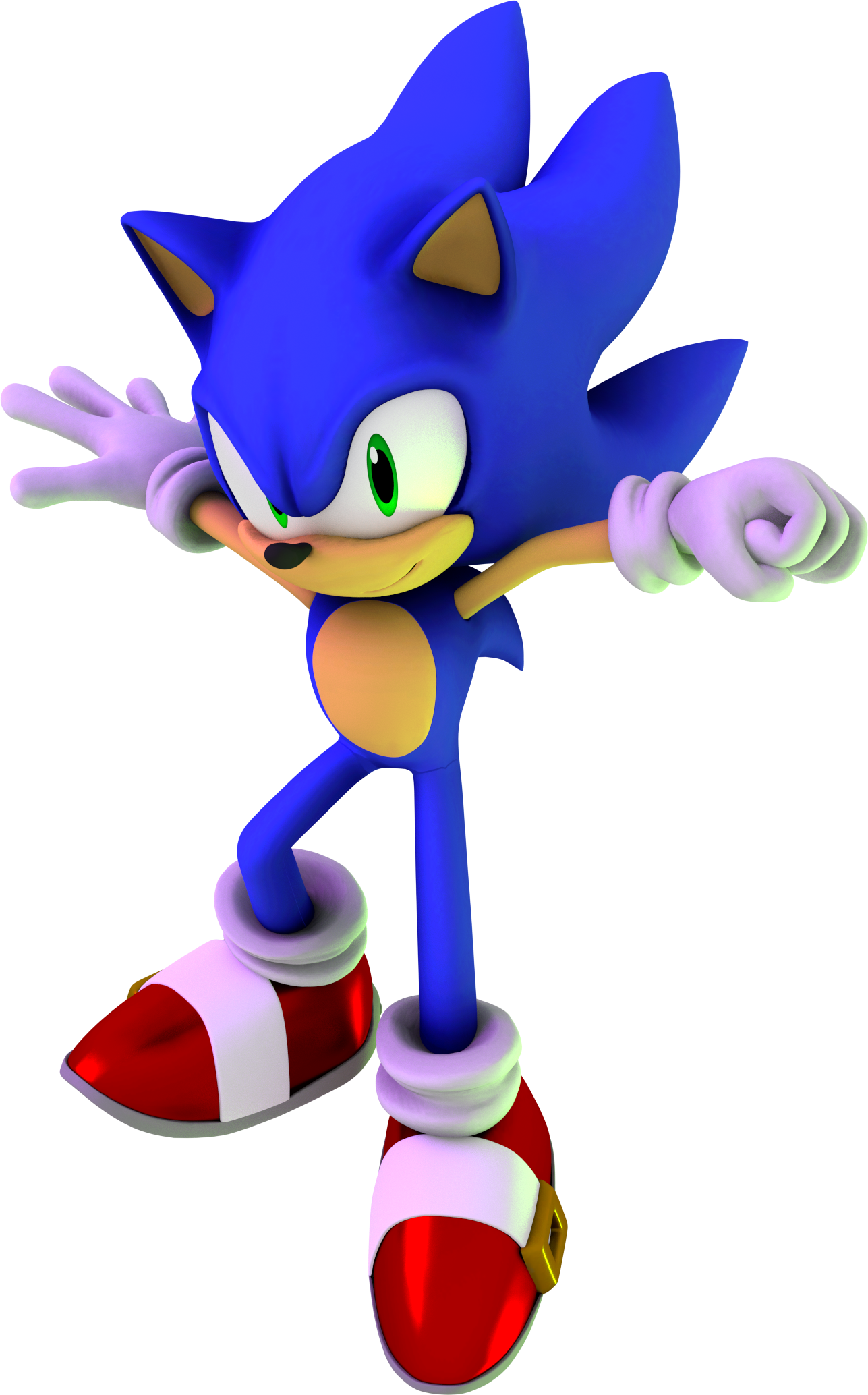 Sonic Falling (1287x2068), Png Download