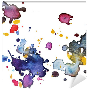 High-resolution Watercolor Paint Splatter Background - Purse Perch Combo Purse Hook Key Finder - Purple Water (400x400), Png Download