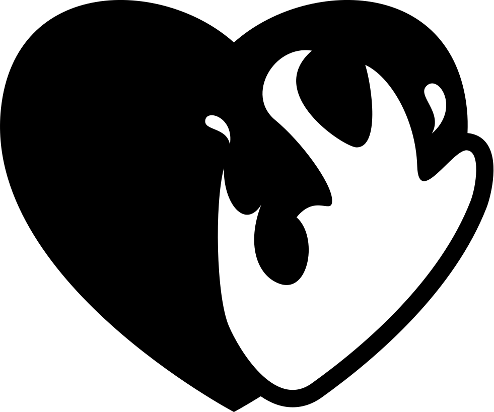 Heart On Fire Vector - Heart On Fire Icon (400x400), Png Download
