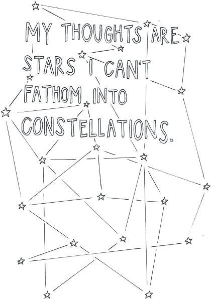 The Fault In Our Stars - Freeforme My Thoughts Are Stars I Can't Fathom Into (482x640), Png Download