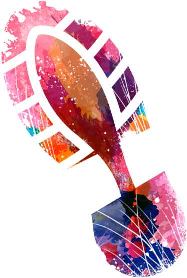 Adidas Superstar Lgbt Pride Edition White Black Paint - Graphic Design (412x605), Png Download