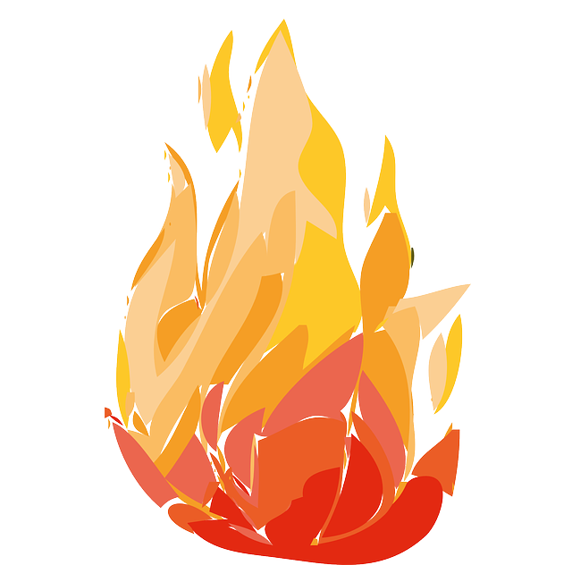 Clip Transparent Download Cartoon Bon Free Download - Cartoon Fire Flames (640x632), Png Download