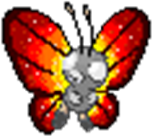Sun Burst Butterfree - Butterfree (420x420), Png Download