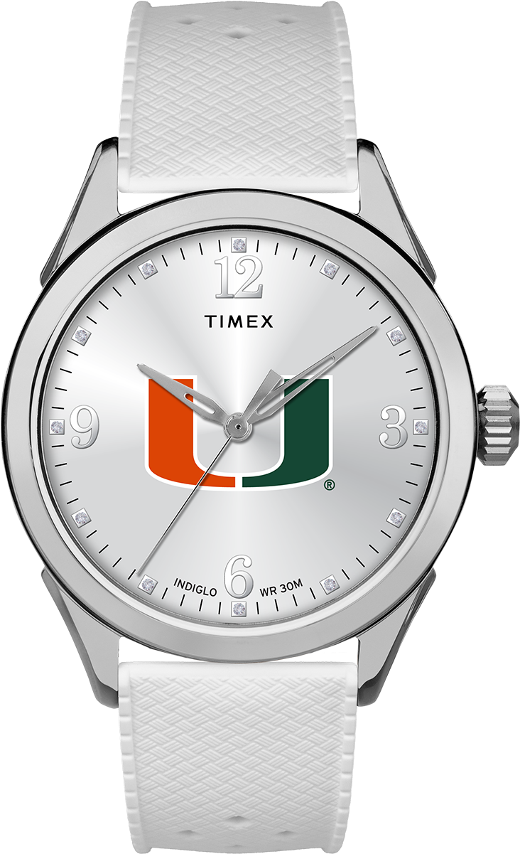 Athena Miami Hurricanes Large - Women's Timex Watches (1000x1200), Png Download