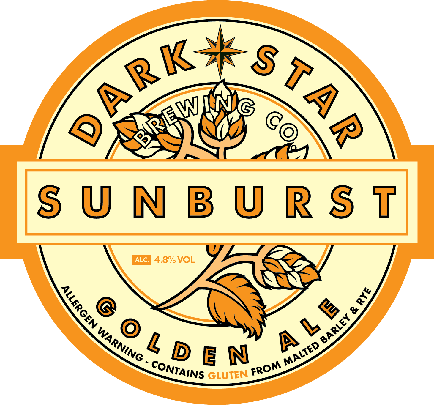 Pump Clip - Png - Dark Star Hophead (1461x1363), Png Download
