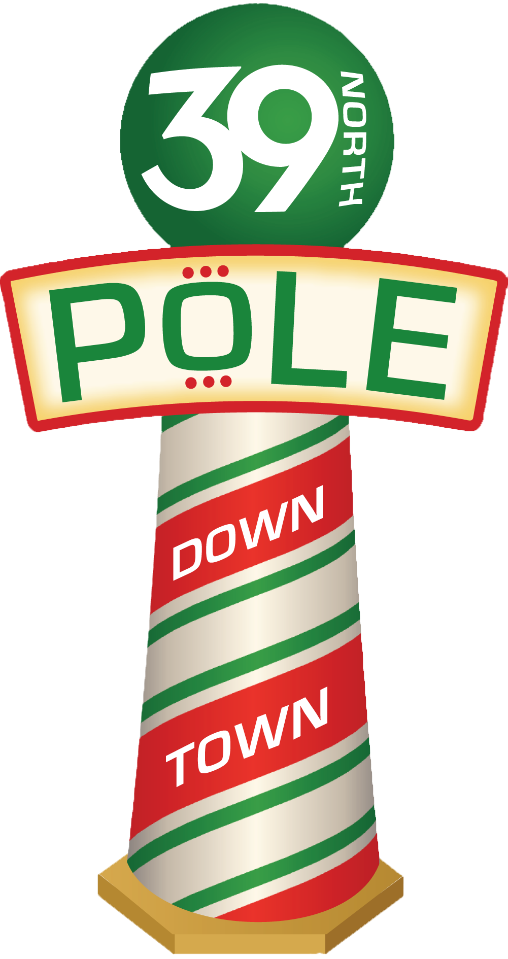 39 North Pole Village (1001x1890), Png Download