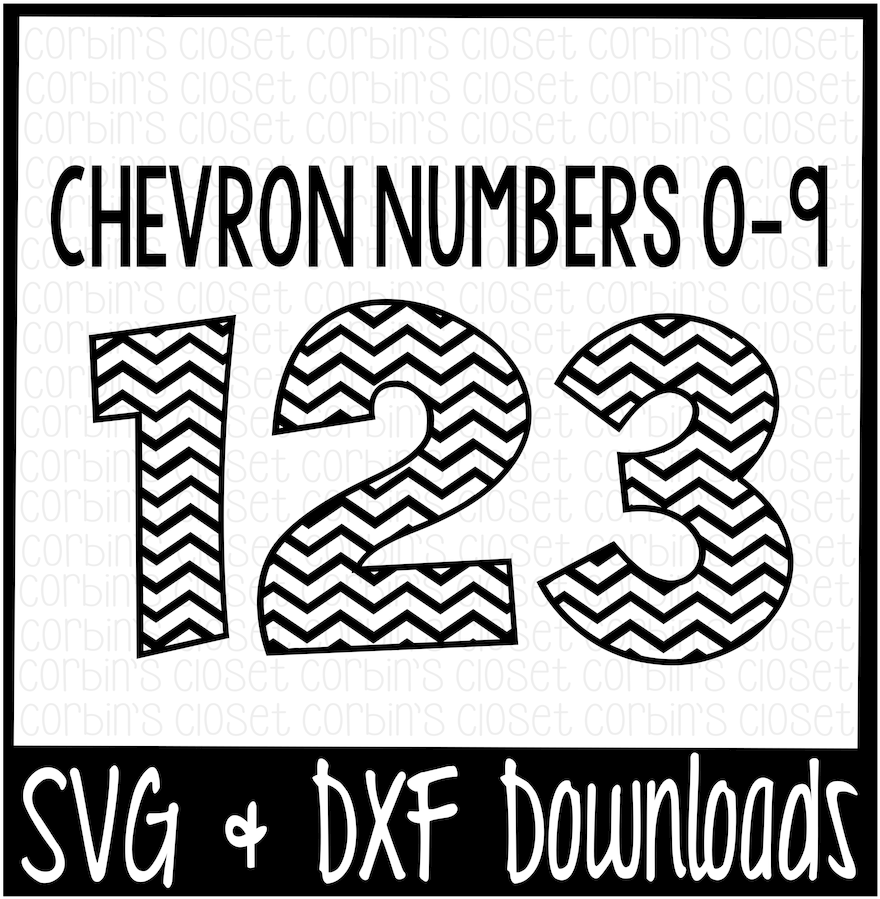 Chevron Numbers Svg * Chevron Pattern Cut File By Corbins - Scalable Vector Graphics (1400x932), Png Download