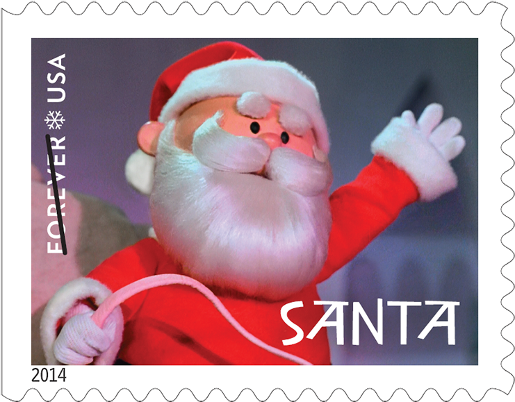 Get A Letter From Santa From The North Pole - Creative Postage Stamp (800x632), Png Download